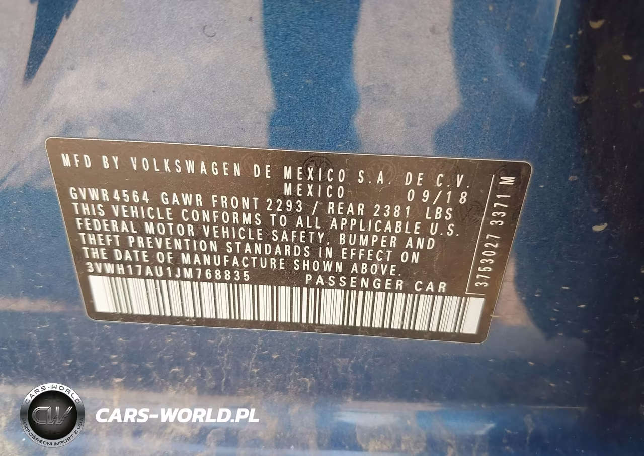 2018 Volkswagen Golf Alltrack Tsi S-Tsi Se-Tsi Sel VIN:3VWH17AU1JM768835 - 9
