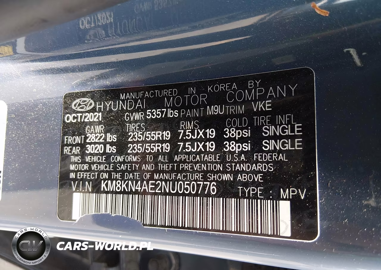 2022 Hyundai Ioniq 5 Sel VIN:KM8KN4AE2NU050776 - 9