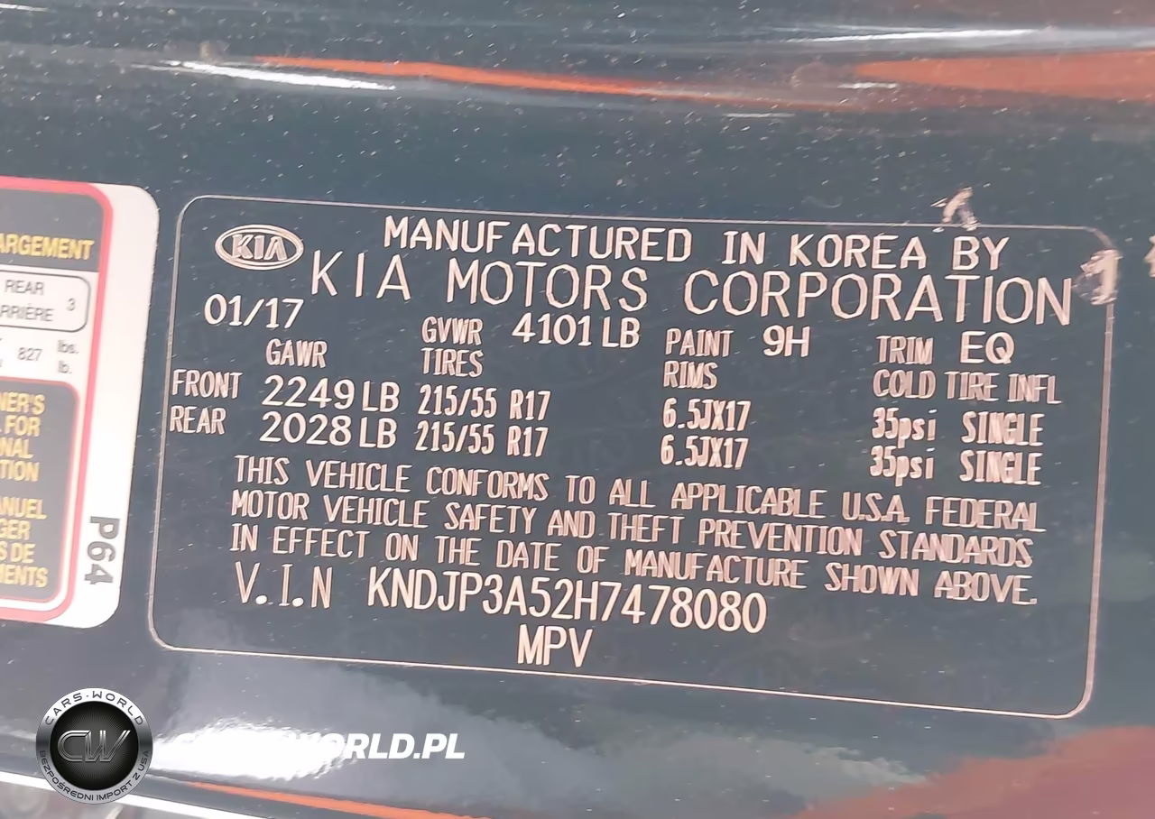 2017 Kia Soul + VIN:KNDJP3A52H7478080 - 9