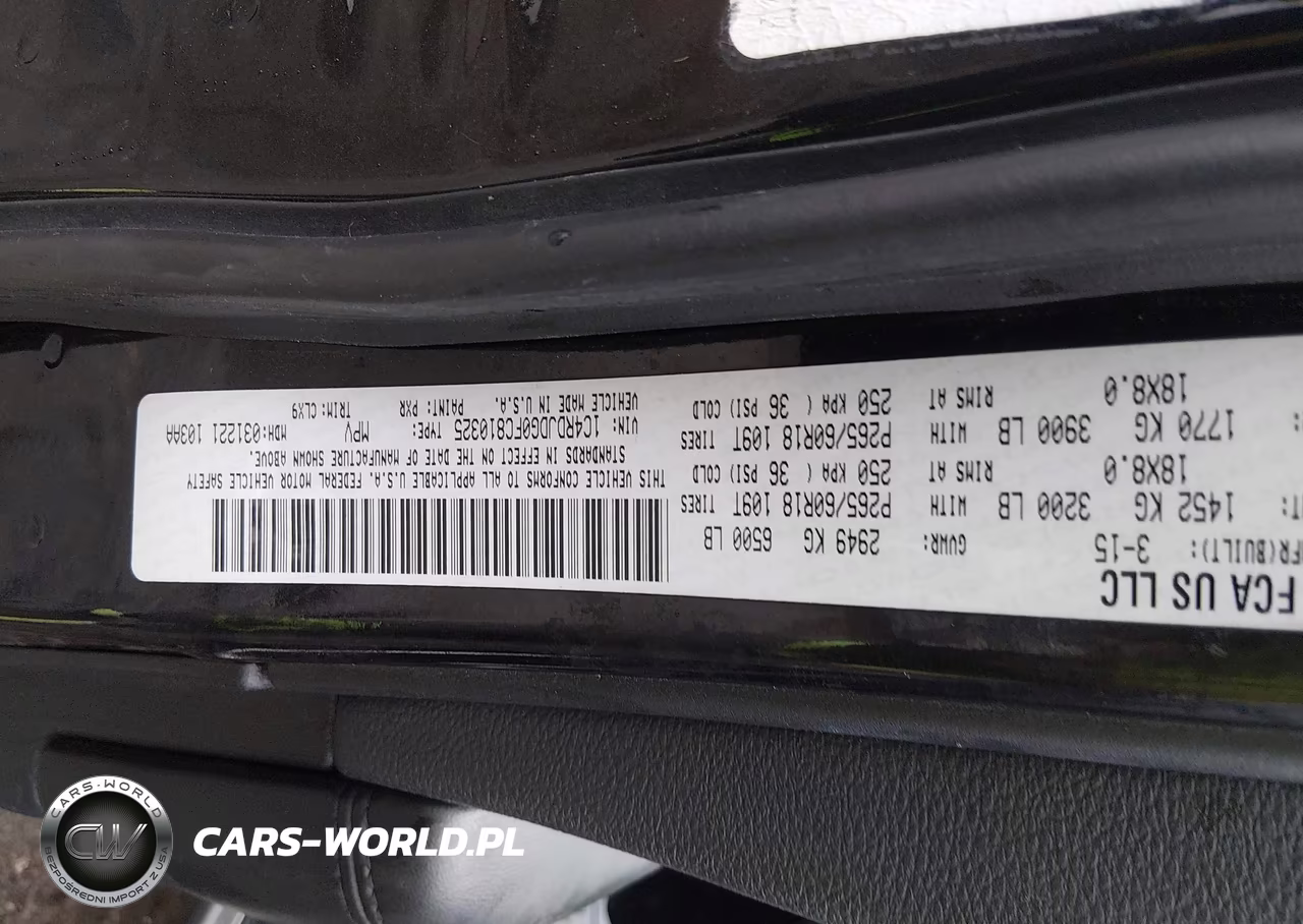 2015 Dodge Durango Limited VIN:1C4RDJDG0FC810325 - 9