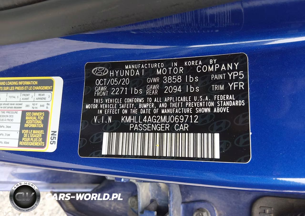 2021 Hyundai Elantra Se VIN:KMHLL4AG2MU069712 - 9