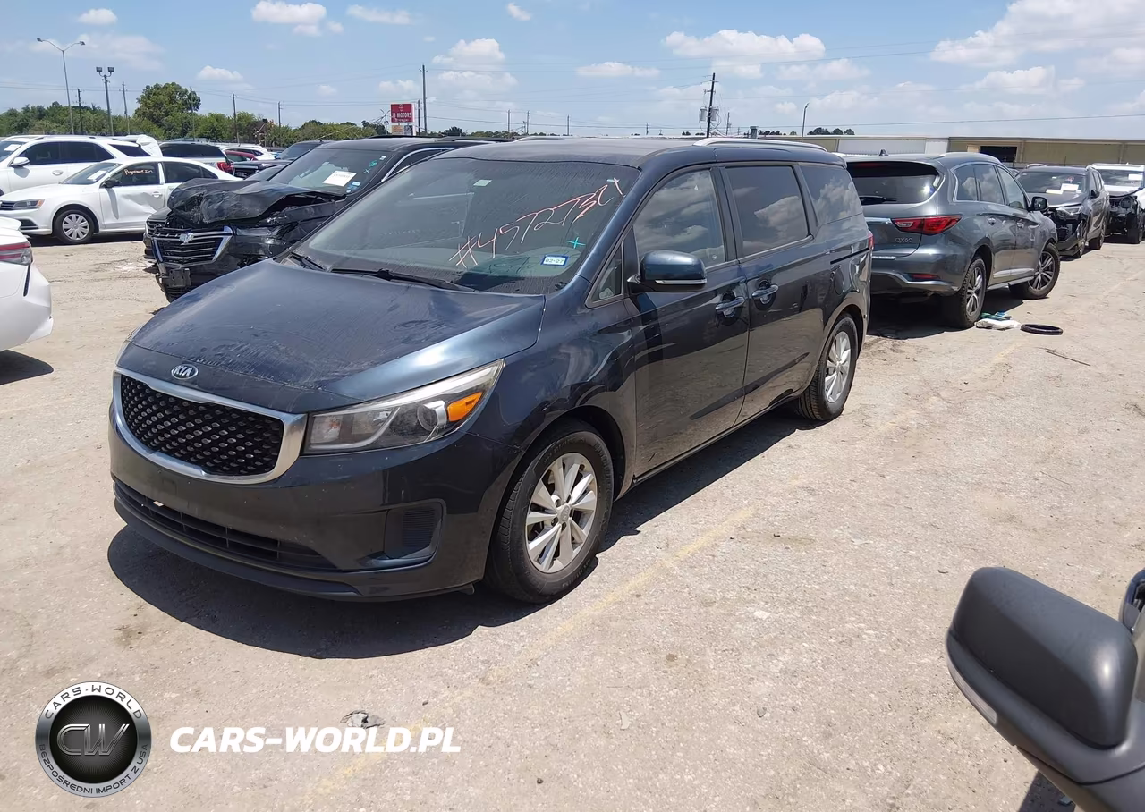 2016 Kia Sedona Lx VIN:KNDMB5C19G6129407 - 2