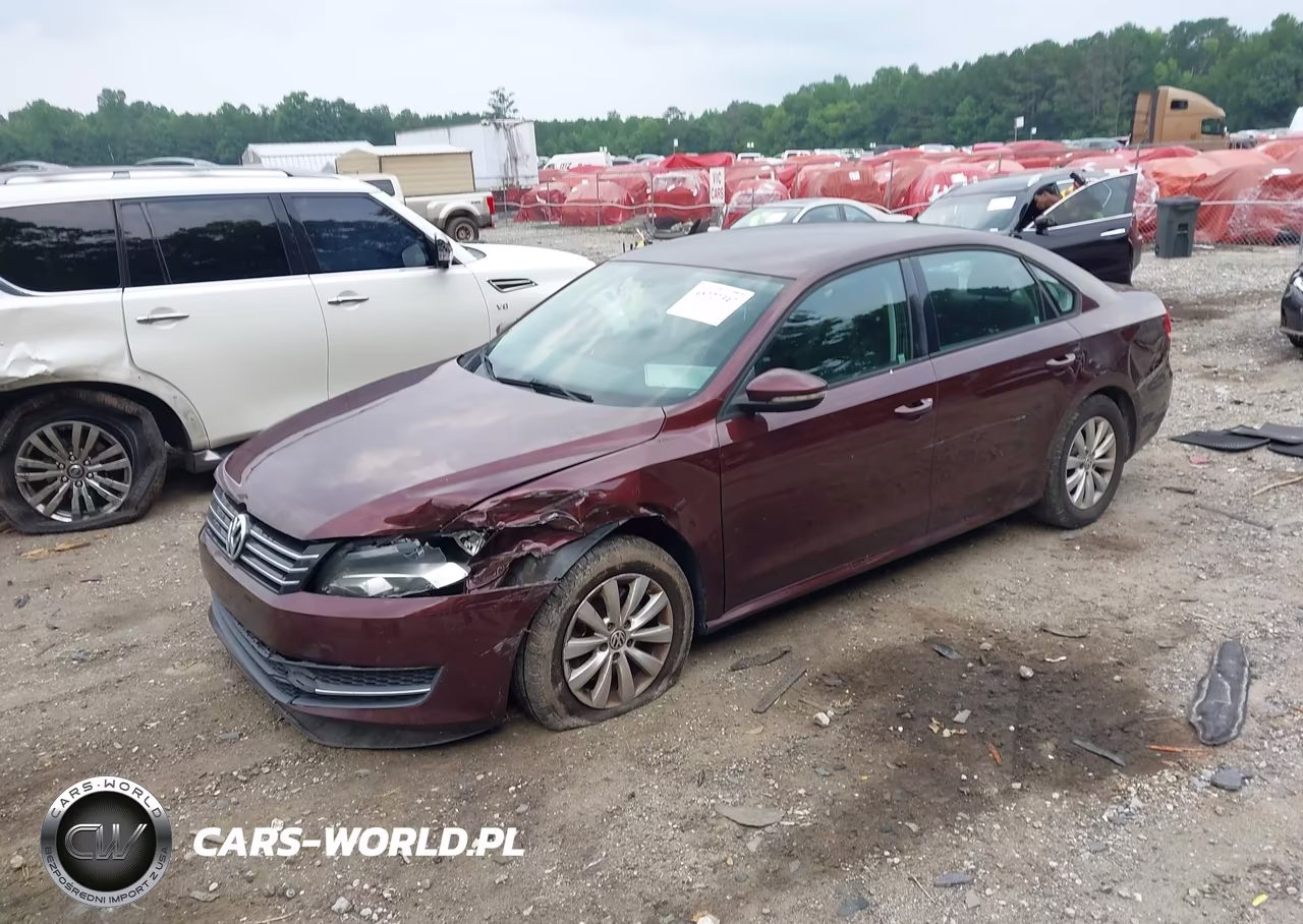 2012 Volkswagen Passat 2.5L S VIN:1VWAH7A33CC048042 - 2