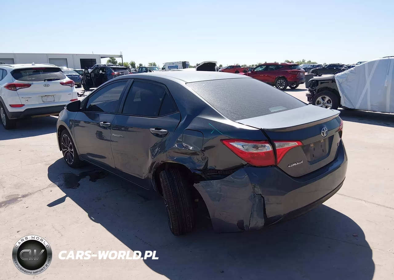 2015 Toyota Corolla S Plus VIN:5YFBURHEXFP361672 - 3