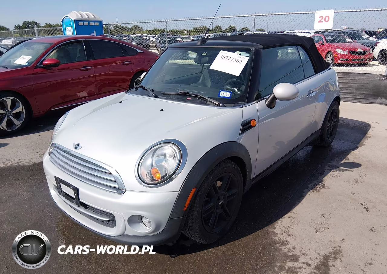 2014 Mini Convertible Cooper VIN:WMWZN3C51ET861322 - 2