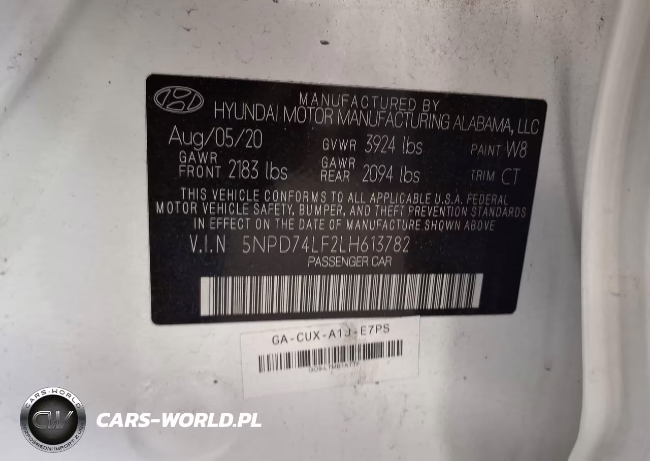 2020 Hyundai Elantra Se VIN:5NPD74LF2LH613782 - 9