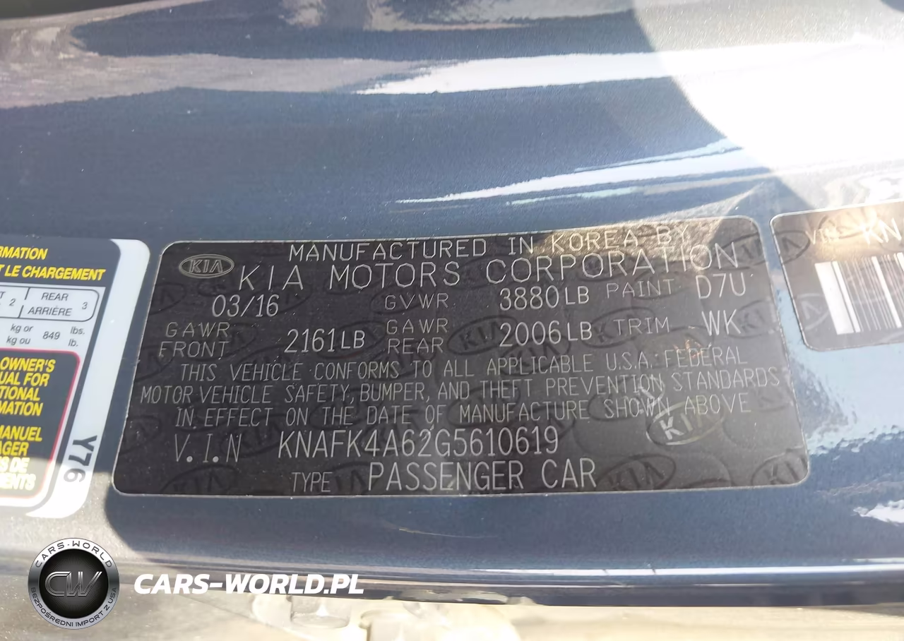 2016 Kia Forte Lx VIN:KNAFK4A62G5610619 - 9