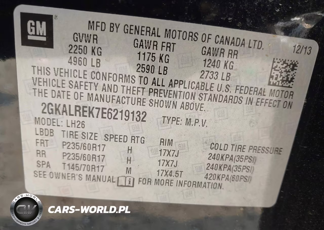 2014 GMC Terrain Sle-2 VIN:2GKALREK7E6219132 - 9