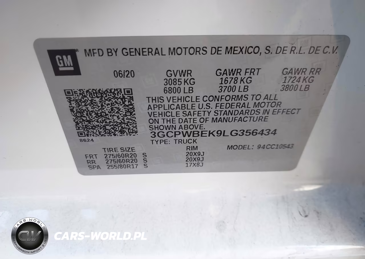 2020 Chevrolet Silverado 1500 2Wd Short Bed Custom VIN:3GCPWBEK9LG356434 - 9