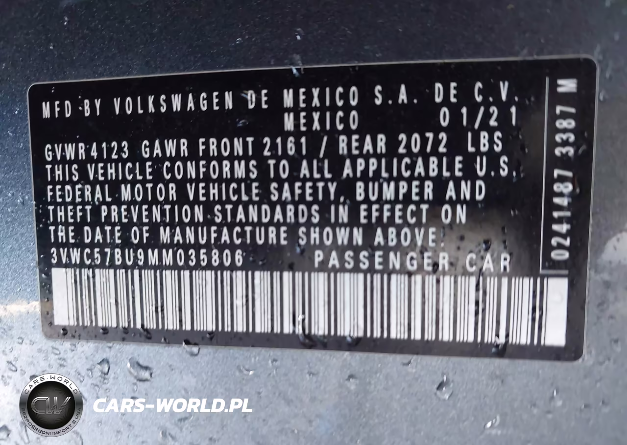 2021 Volkswagen Jetta 1.4T R-Line-1.4T Se-S VIN:3VWC57BU9MM035806 - 9