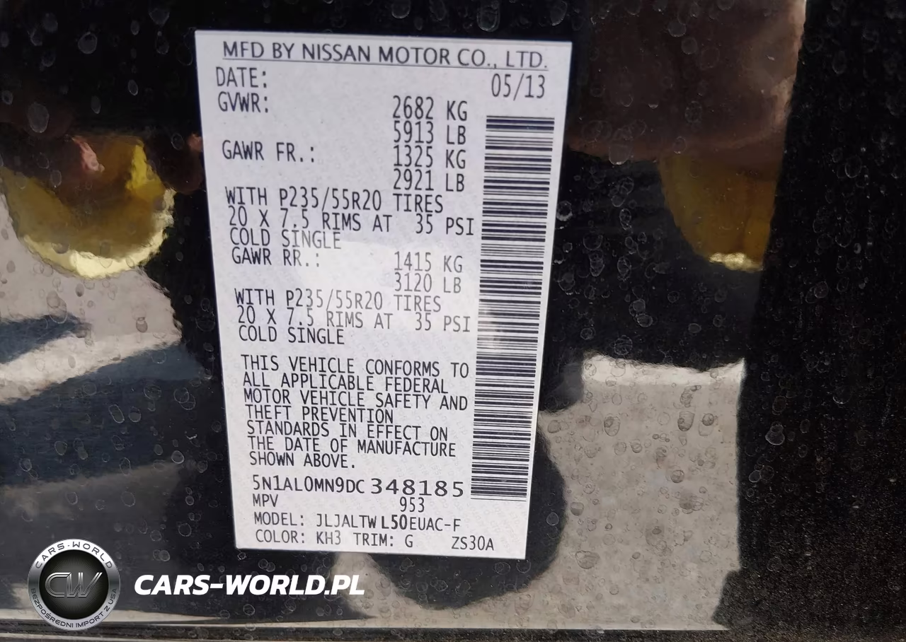 2013 Infiniti Jx35 VIN:5N1AL0MN9DC348185 - 9
