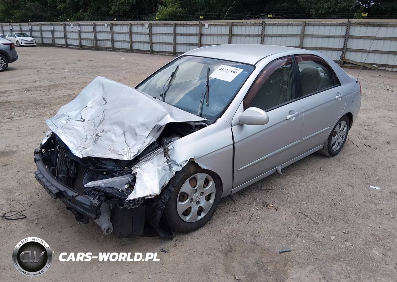 2007 Kia Spectra Ex VIN:KNAFE121375457063 - 2