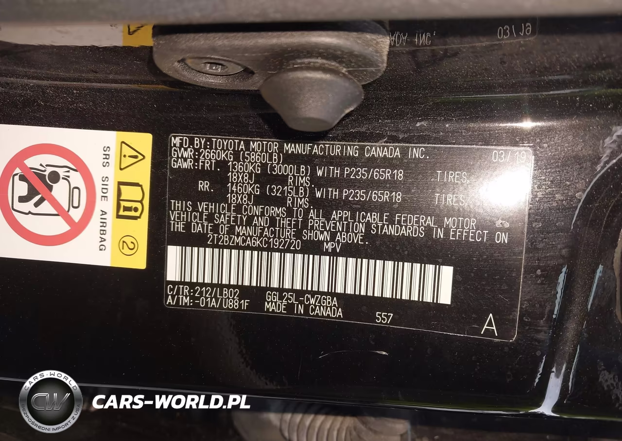2019 Lexus Rx 350 VIN:2T2BZMCA6KC192720 - 9