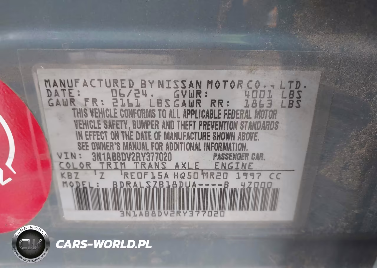 2024 Nissan Sentra Sr Xtronic Cvt VIN:3N1AB8DV2RY377020 - 9