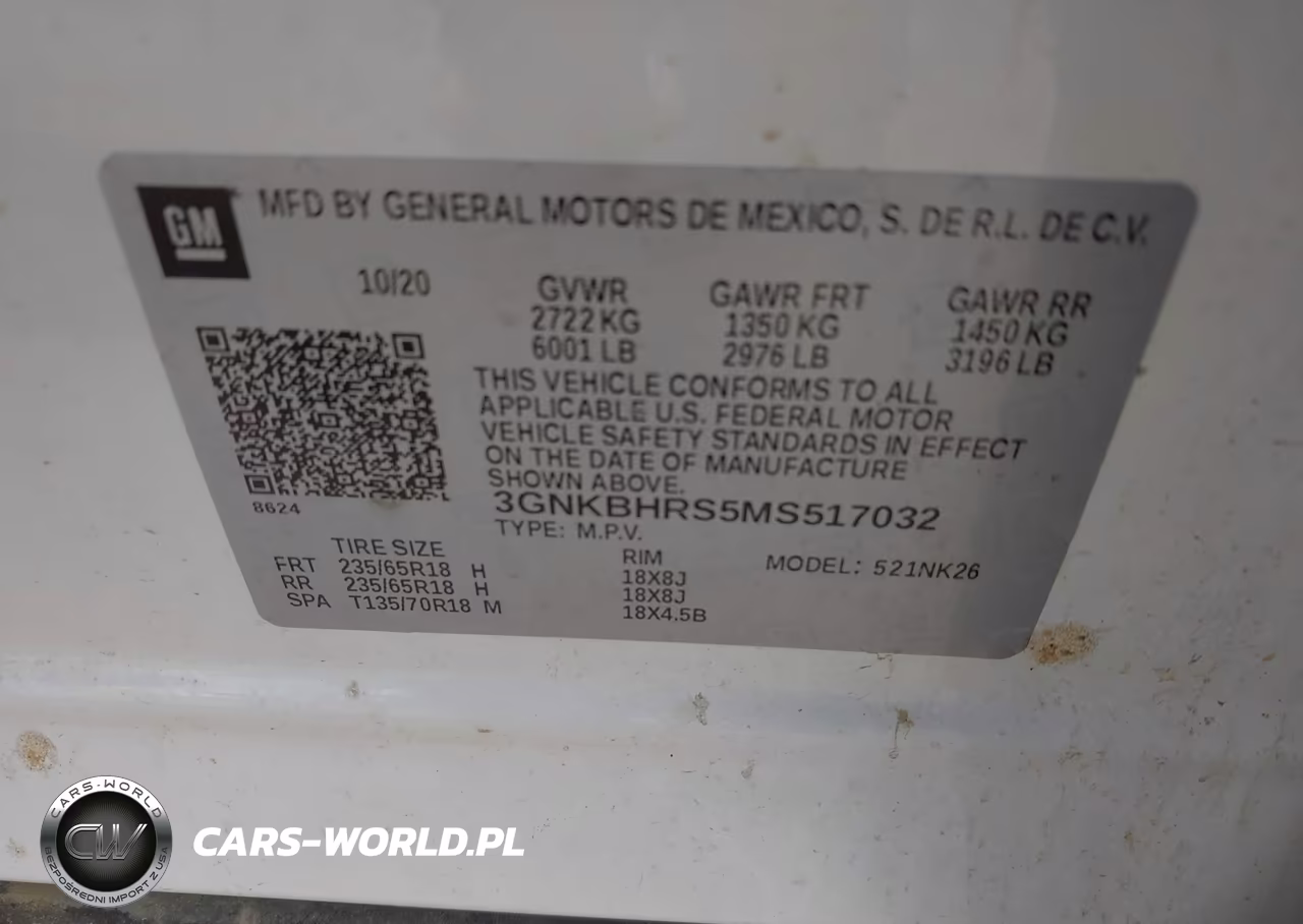 2021 Chevrolet Blazer Awd 2Lt VIN:3GNKBHRS5MS517032 - 9