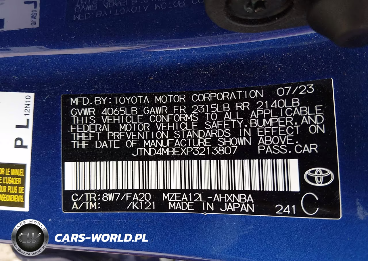 2023 Toyota Corolla Se VIN:JTND4MBEXP3213807 - 9