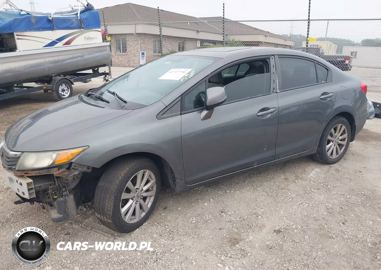 2012 Honda Civic Ex VIN:2HGFB2F86CH543903 - 2
