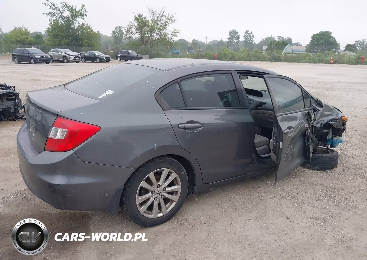2012 Honda Civic Ex VIN:2HGFB2F86CH543903 - 4