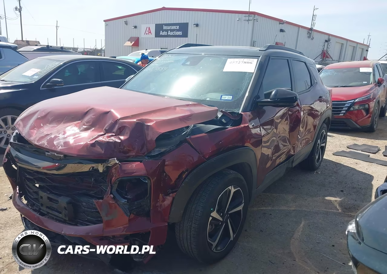 2022 Chevrolet Trailblazer Fwd Rs VIN:KL79MTSL0NB129854 - 2