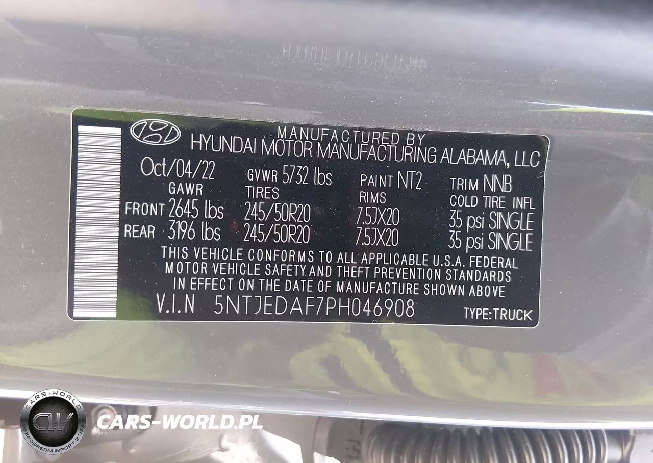2023 Hyundai Santa Cruz Limited VIN:5NTJEDAF7PH046908 - 9