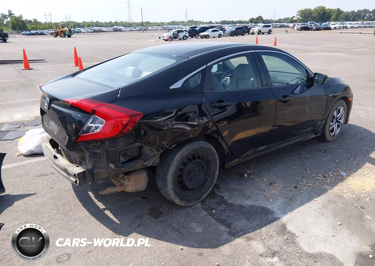 2017 Honda Civic Lx VIN:19XFC2F51HE070366 - 4