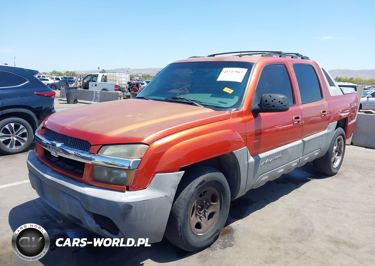 2002 Chevrolet Avalanche 1500 VIN:3GNEC13T62G221777 - 2