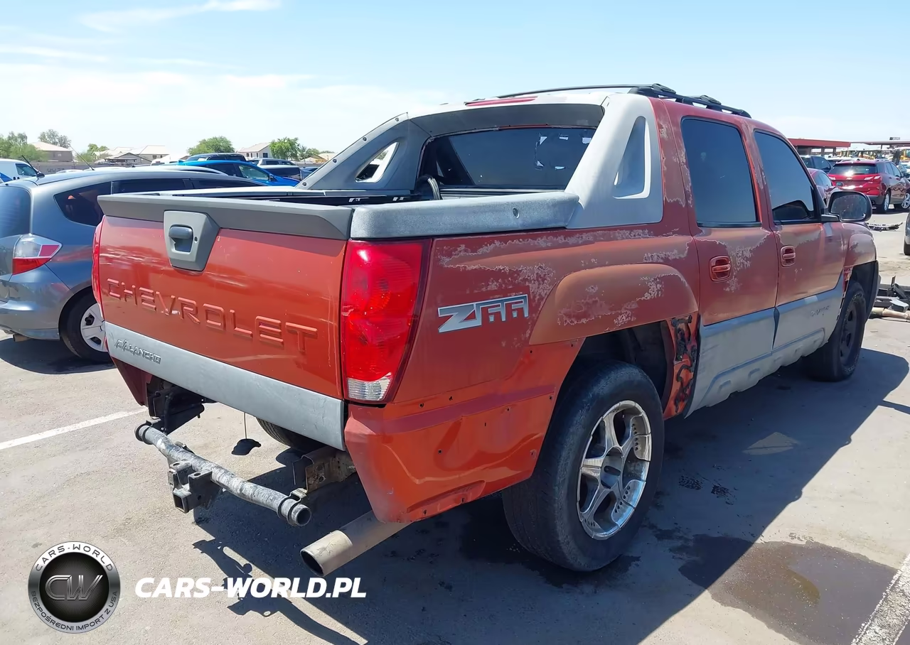 2002 Chevrolet Avalanche 1500 VIN:3GNEC13T62G221777 - 4