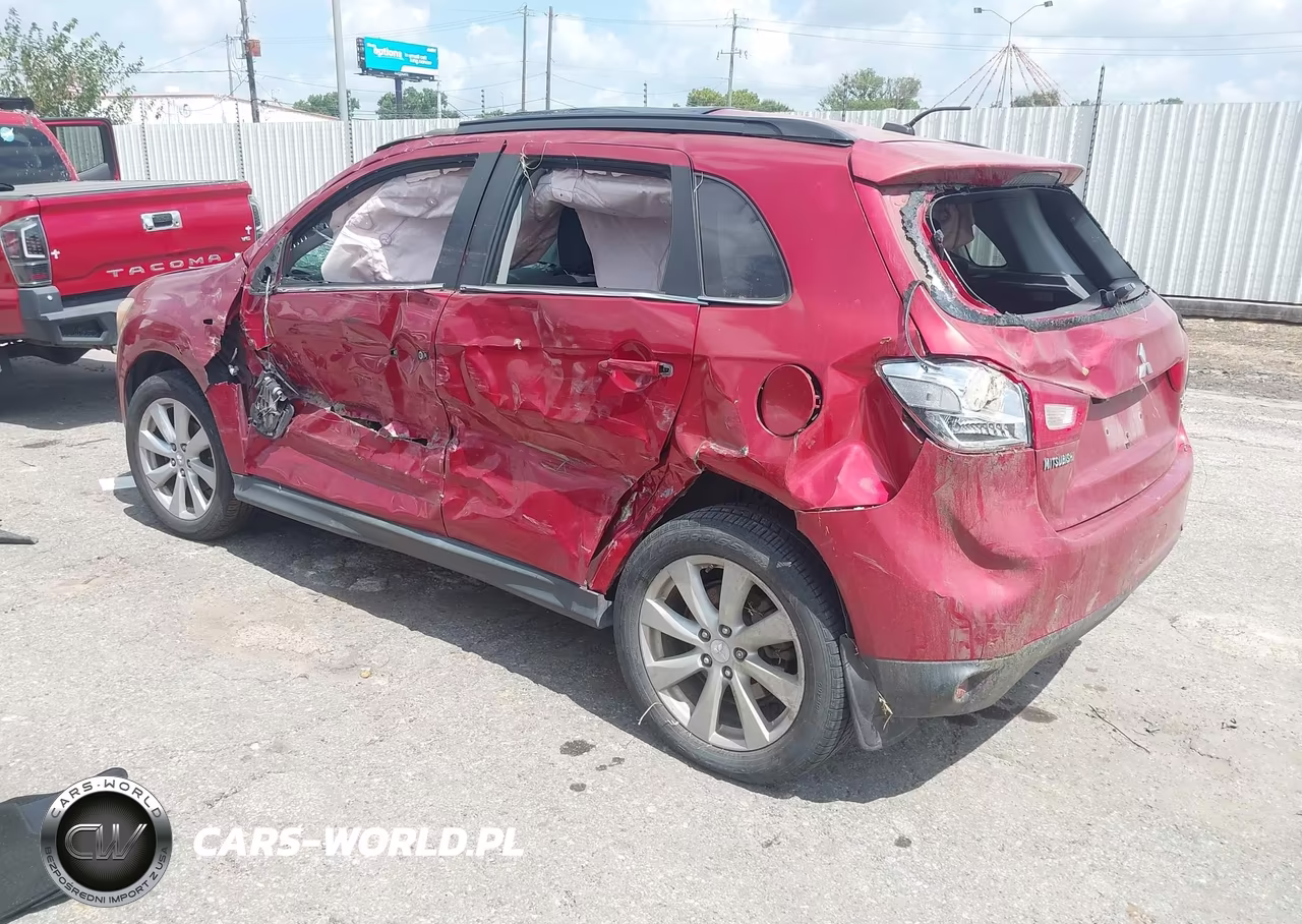 2013 Mitsubishi Outlander Sport Se VIN:4A4AP4AU3DE007678 - 3