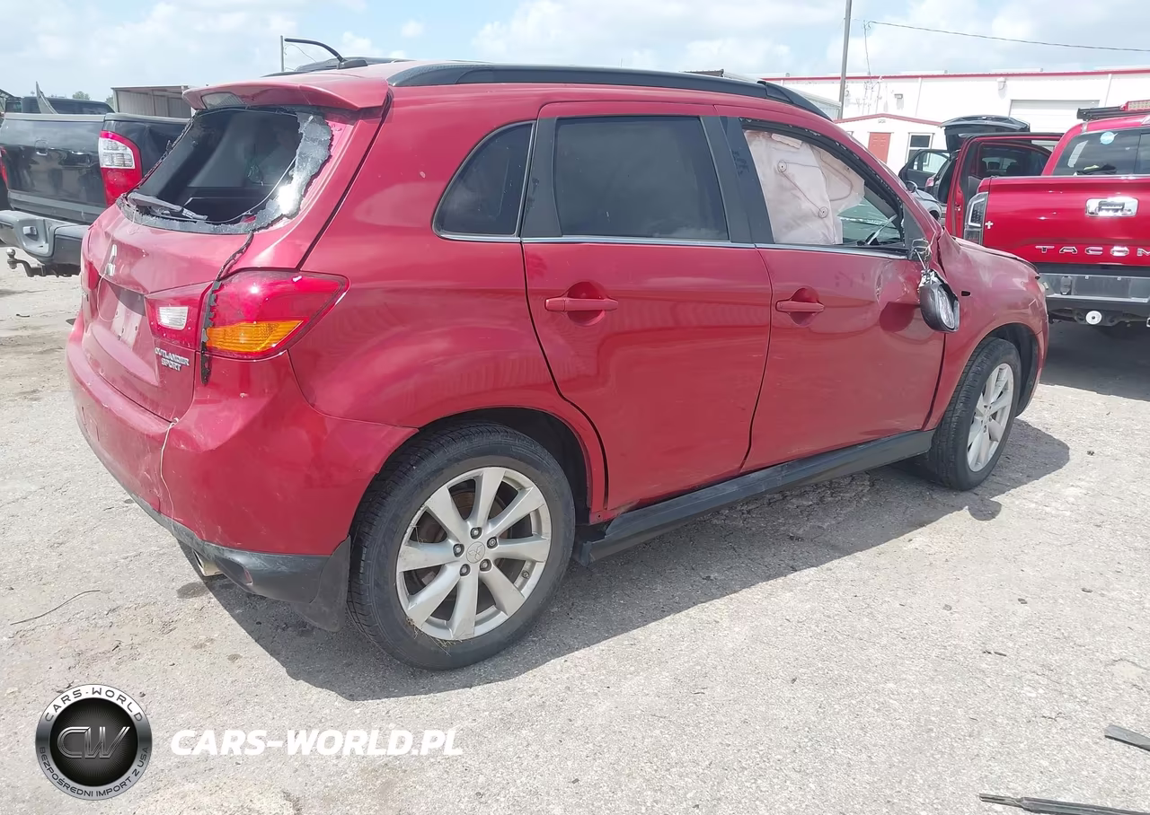 2013 Mitsubishi Outlander Sport Se VIN:4A4AP4AU3DE007678 - 4