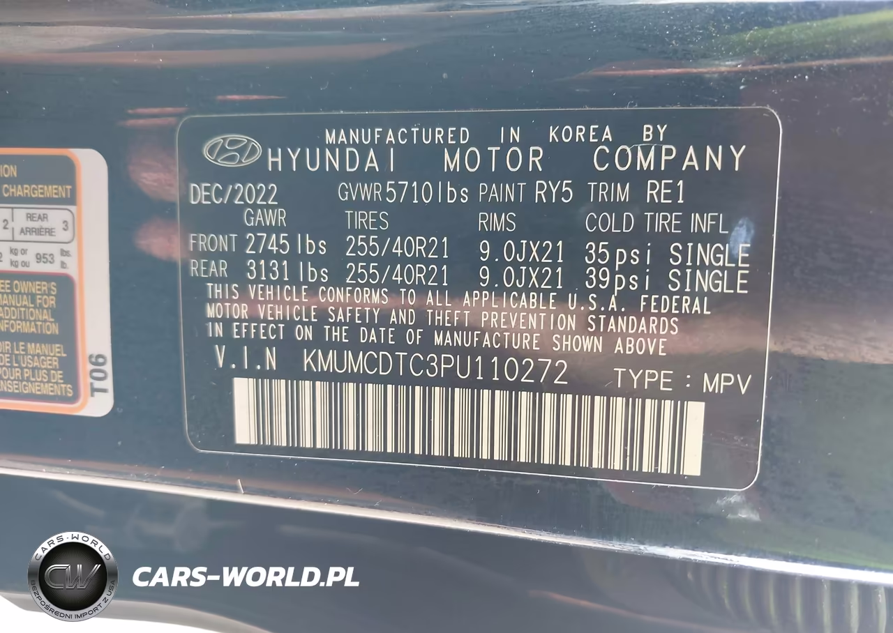 2023 Genesis Gv70 3.5T Awd Sport VIN:KMUMCDTC3PU110272 - 9