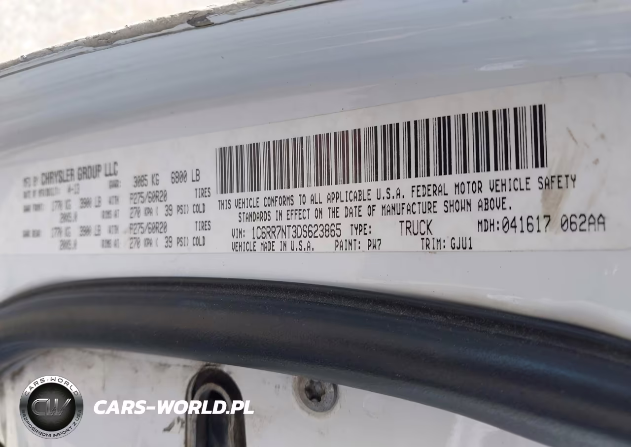 2013 Ram 1500 Laramie VIN:1C6RR7NT3DS623865 - 9
