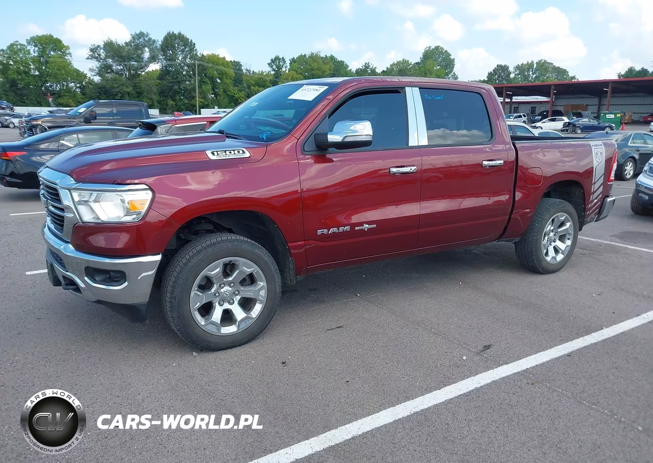 2021 Ram 1500 Lone Star 4X4 5'7 Box VIN:1C6SRFFT3MN553468 - 2