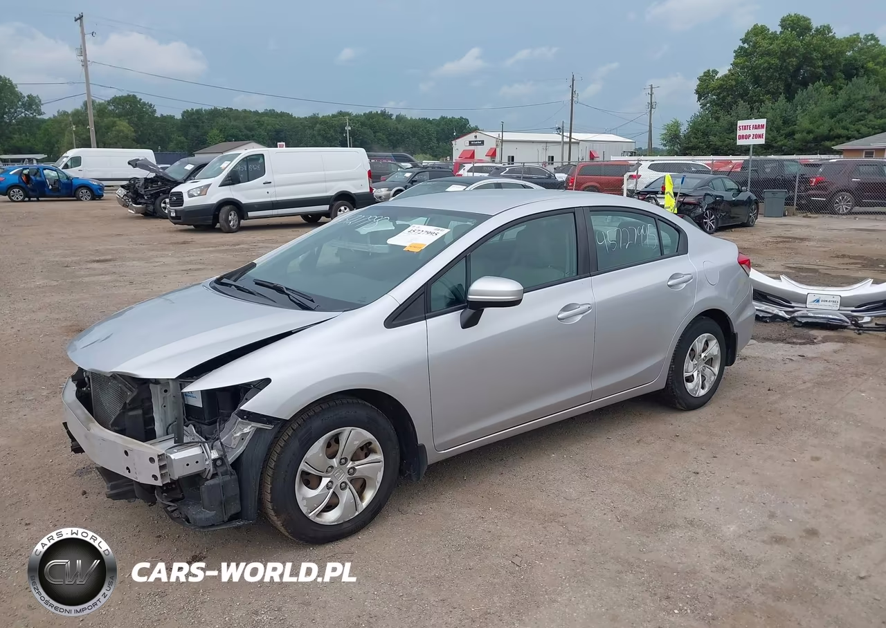 2015 Honda Civic Lx VIN:19XFB2F5XFE112369 - 2