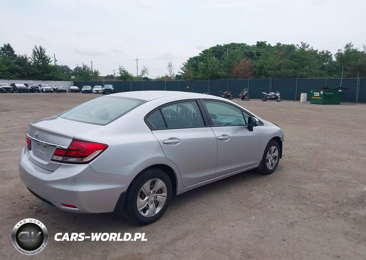 2015 Honda Civic Lx VIN:19XFB2F5XFE112369 - 4