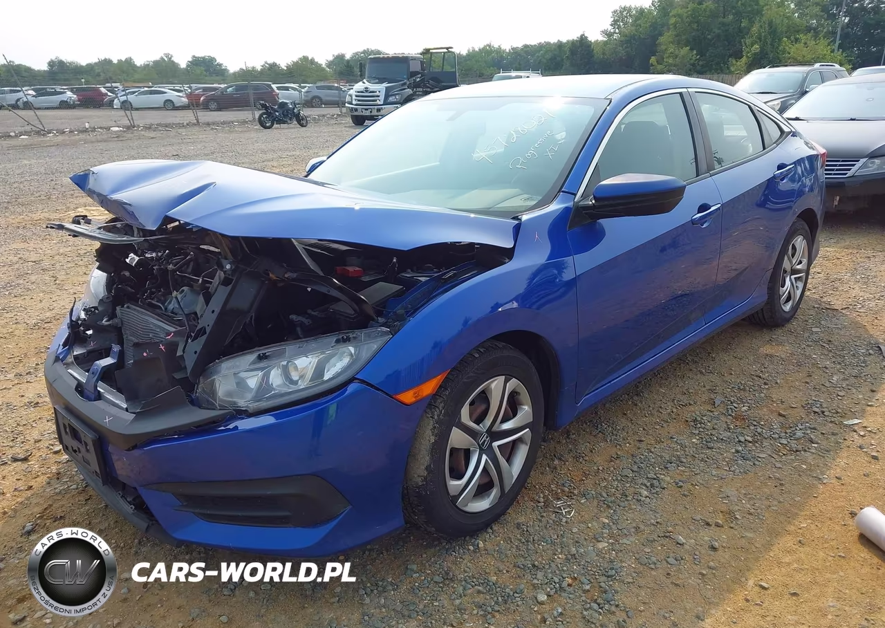 2016 Honda Civic Lx VIN:19XFC2F52GE059617 - 2