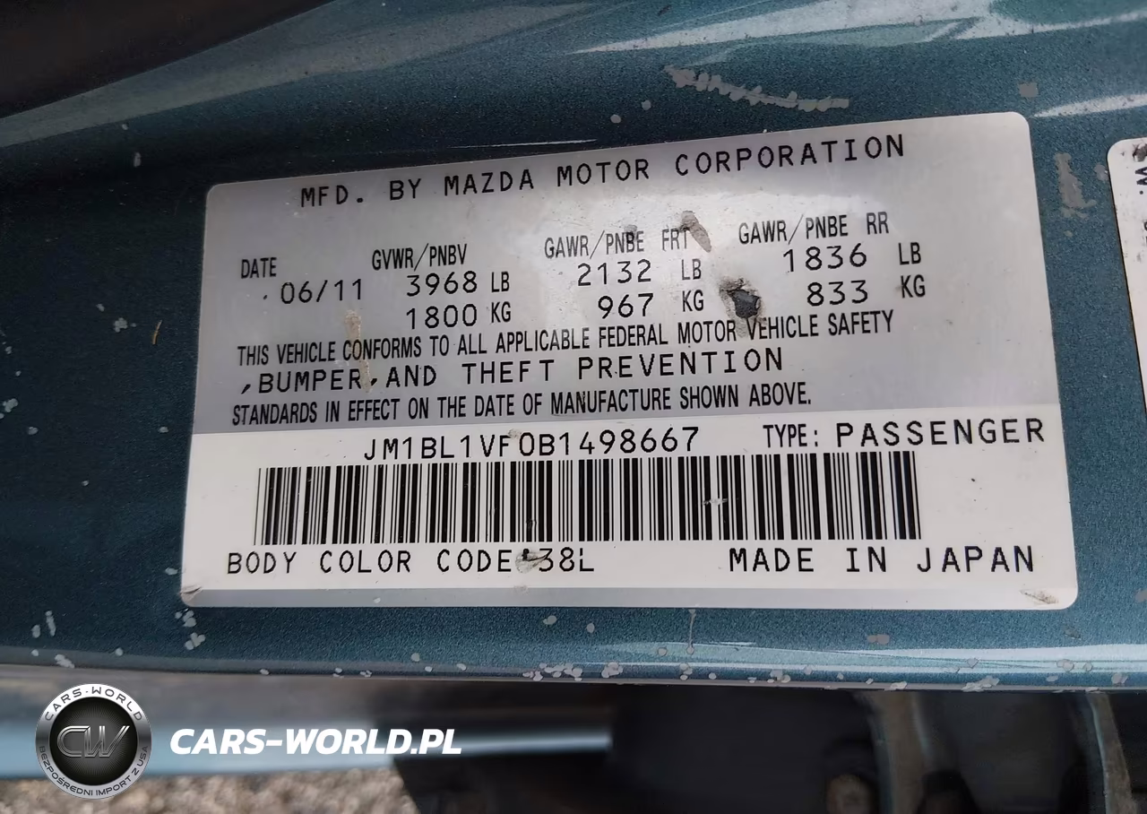 2011 Mazda Mazda3 I Touring VIN:JM1BL1VF0B1498667 - 9