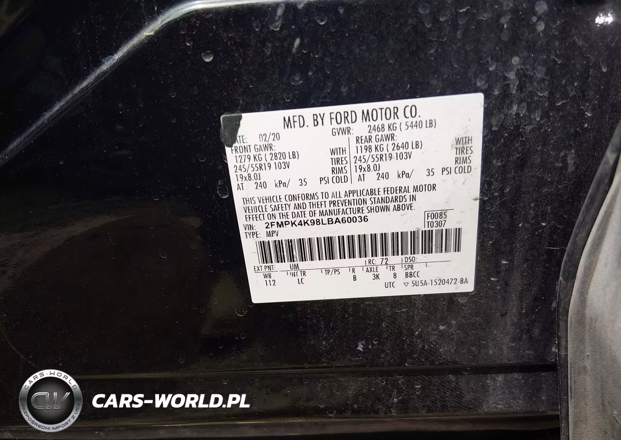 2020 Ford Edge Titanium VIN:2FMPK4K98LBA60036 - 9
