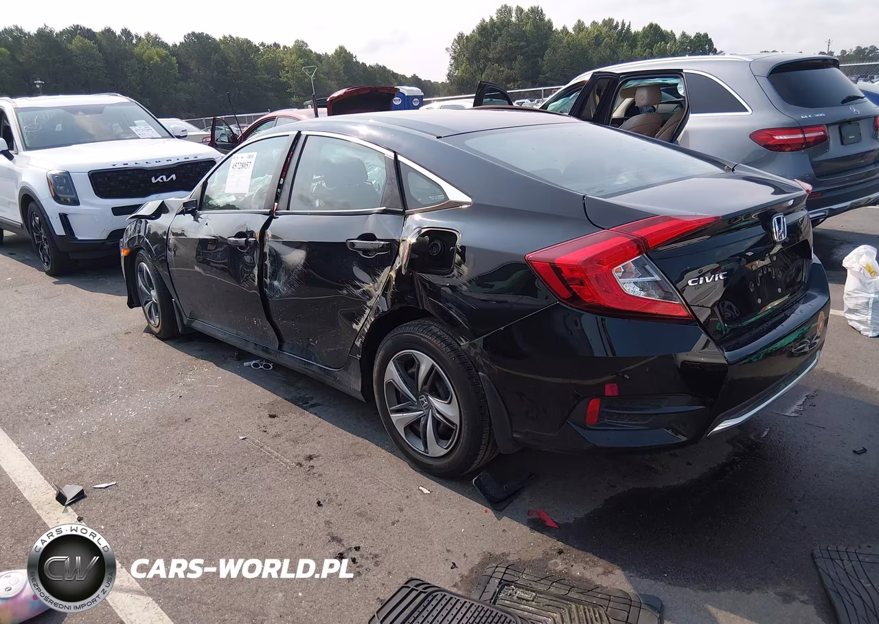 2020 Honda Civic Lx VIN:2HGFC2F68LH598199 - 3