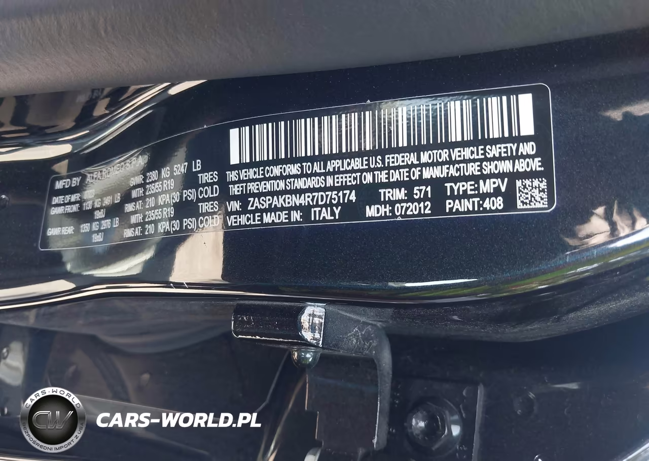 2024 Alfa Romeo Stelvio Ti Awd VIN:ZASPAKBN4R7D75174 - 9