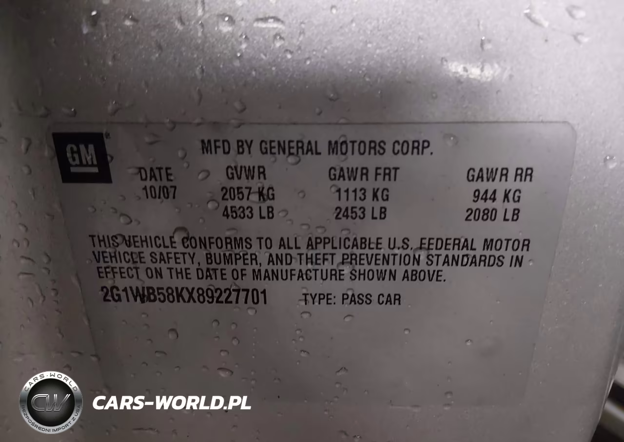 2008 Chevrolet Impala Ls VIN:2G1WB58KX89227701 - 9