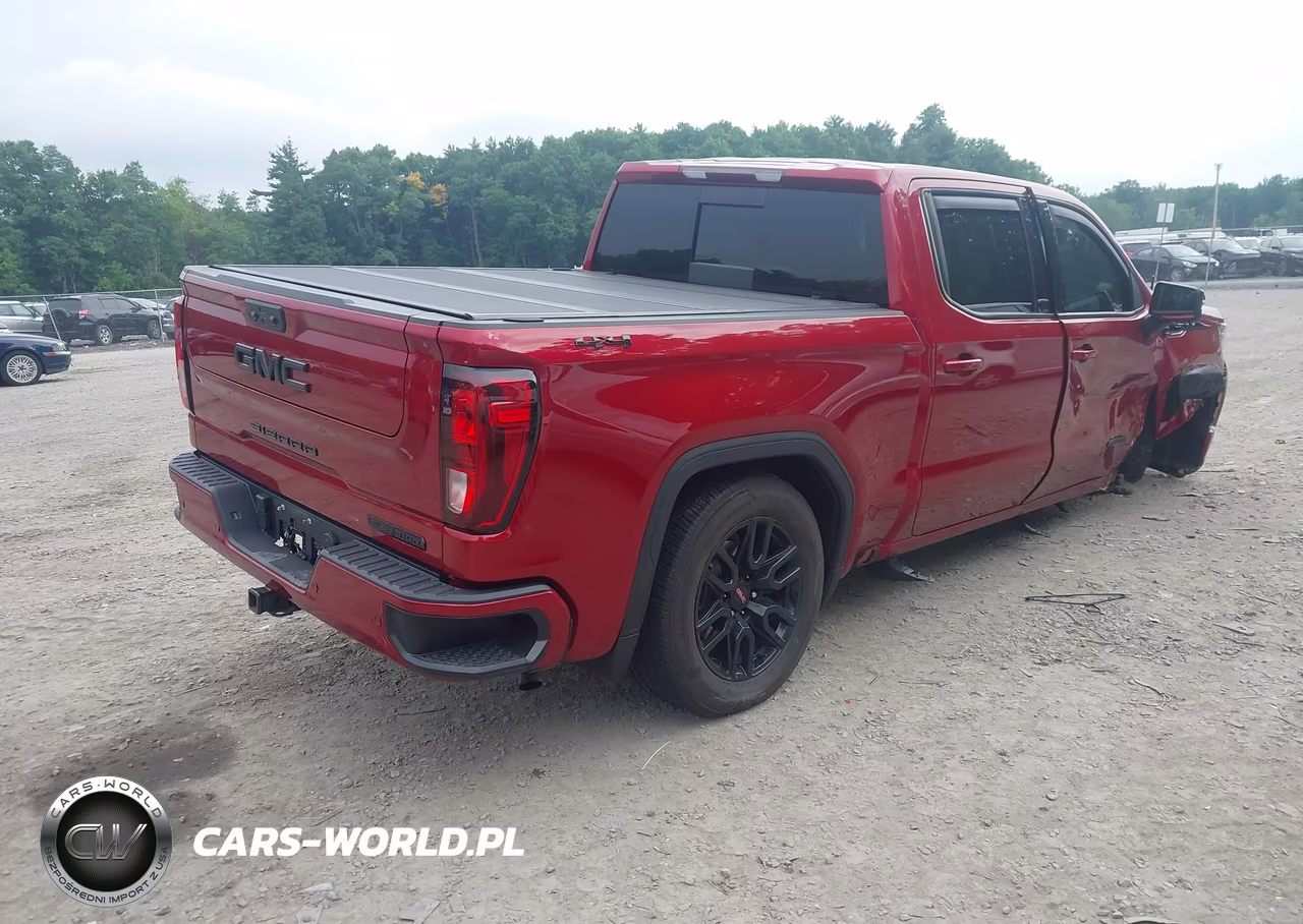 2024 GMC Sierra 1500 4Wd Short Box Elevation With 3Sb VIN:3GTUUCED3RG450530 - 4