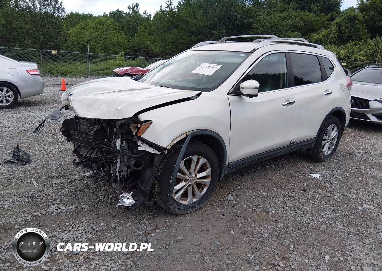 2015 Nissan Rogue Sv VIN:KNMAT2MT3FP558971 - 2