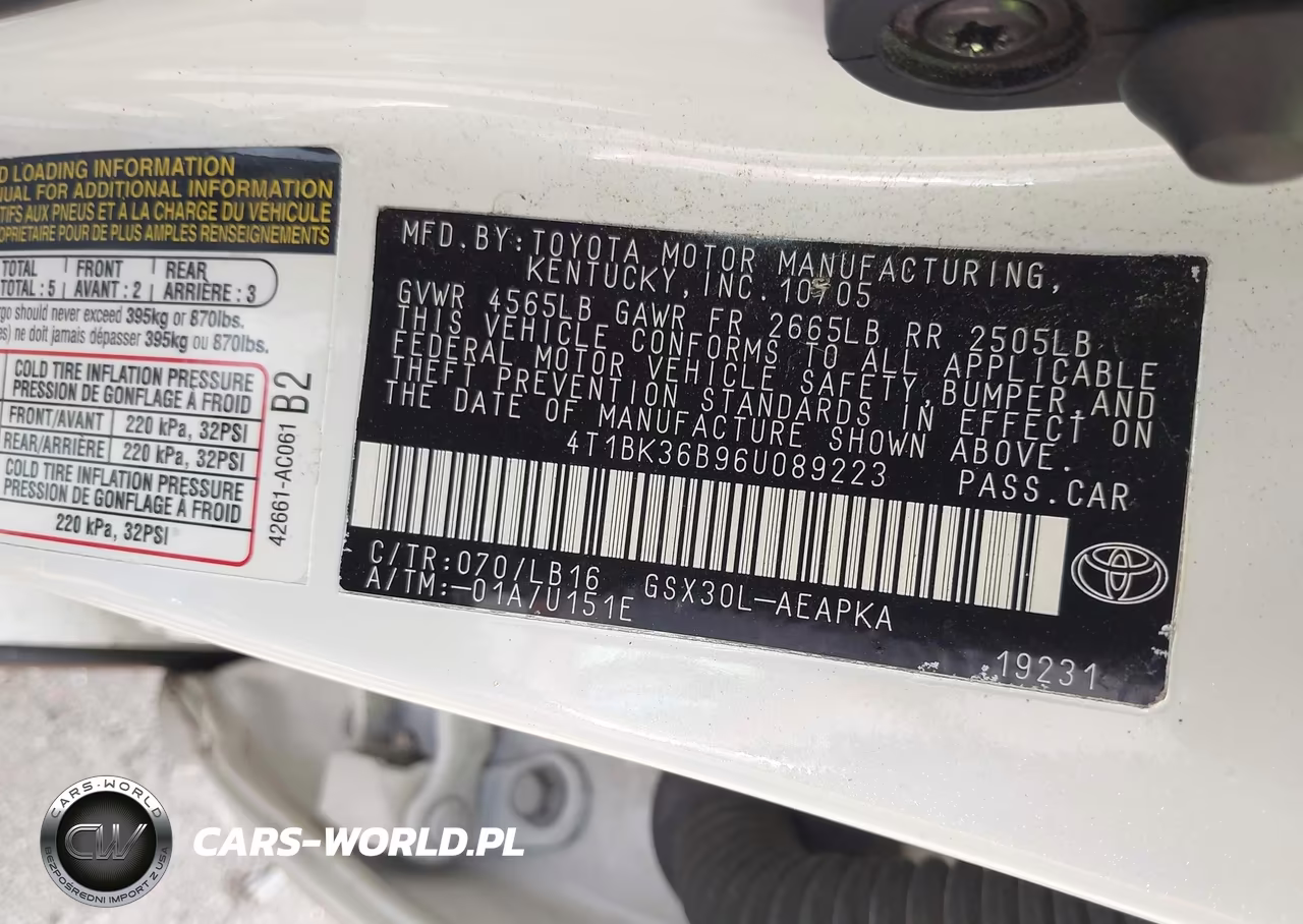 2006 Toyota Avalon Limited VIN:4T1BK36B96U089223 - 9