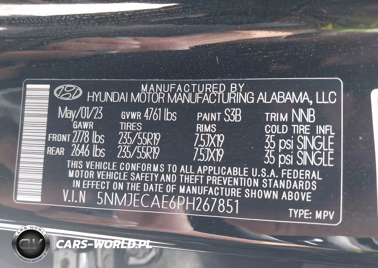 2023 Hyundai Tucson Limited VIN:5NMJECAE6PH267851 - 9