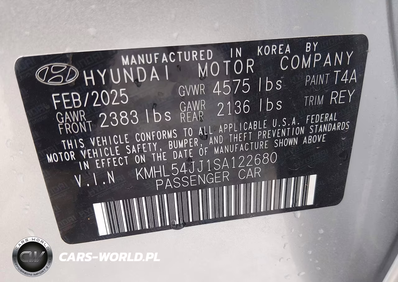 2025 Hyundai Sonata Hybrid Limited VIN:KMHL54JJ1SA122680 - 9