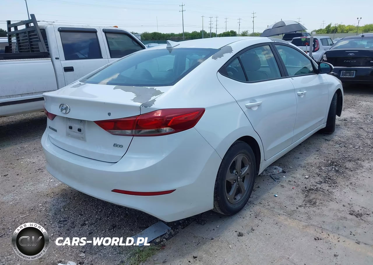 2017 Hyundai Elantra Eco VIN:5NPD94LA9HH073692 - 4