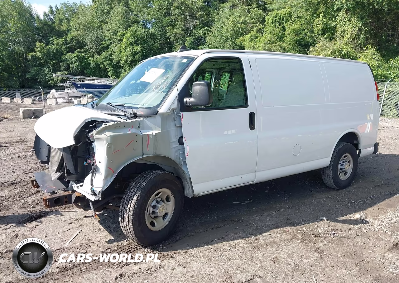 2022 Chevrolet Express Cargo Rwd 2500 Regular Wheelbase Wt VIN:1GCWGAFP2N1183872 - 2