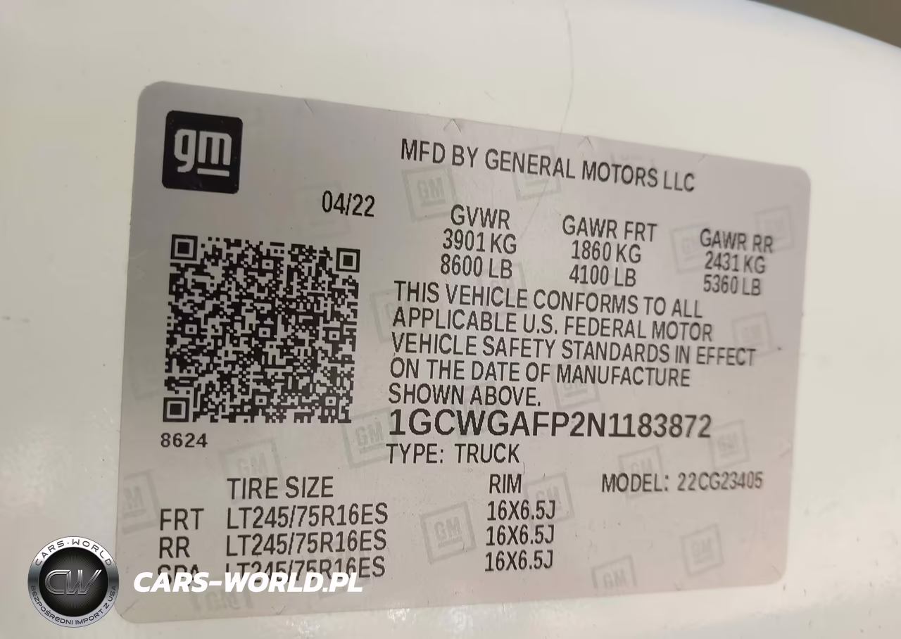 2022 Chevrolet Express Cargo Rwd 2500 Regular Wheelbase Wt VIN:1GCWGAFP2N1183872 - 9
