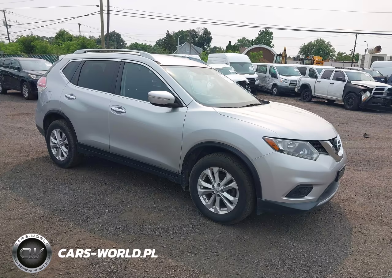 2014 Nissan Rogue Sv VIN:5N1AT2MV7EC758853 - 1