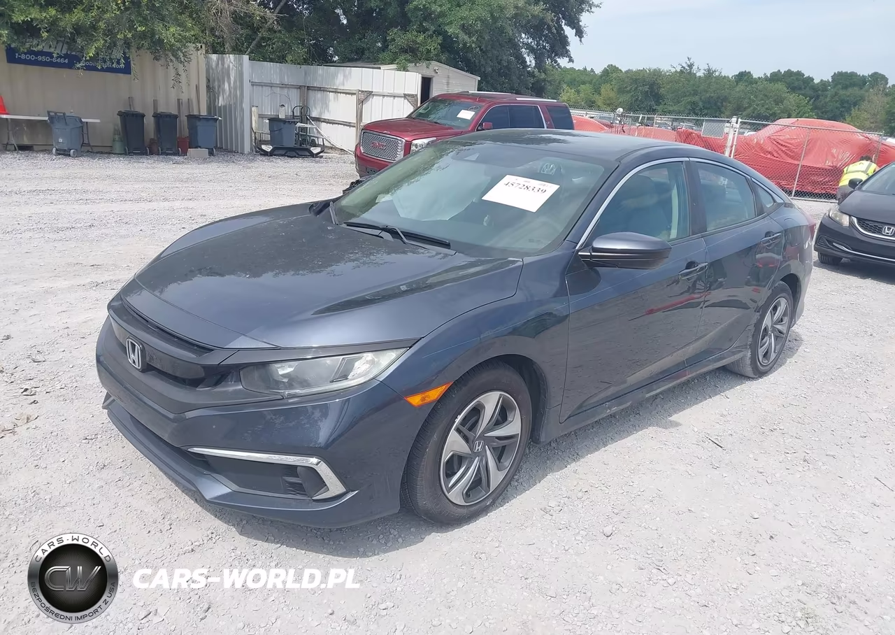 2020 Honda Civic Lx VIN:2HGFC2F6XLH504520 - 2